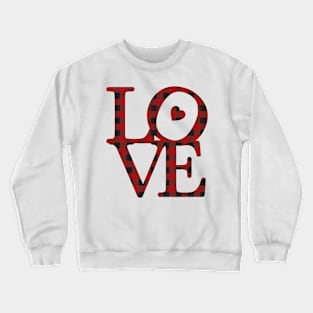 valentines day for family Crewneck Sweatshirt